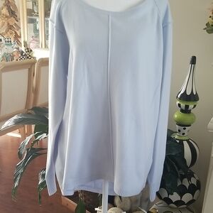 French Connection Soft Blue Women's Sweatshirt